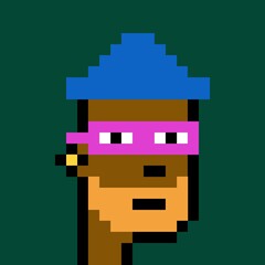 Obraz premium Cartoonish Pixelated Man