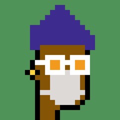 Obraz premium Cartoonish Pixelated Man