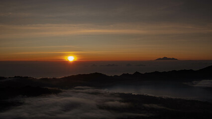 Mount Batur Sunrise in Bali, Indonesia