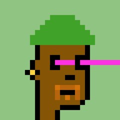 Obraz premium Cartoonish Pixelated Man