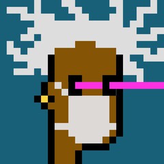 Obraz premium Cartoonish Pixelated Man