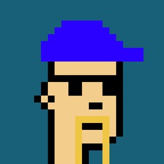 Cartoonish Pixelated Man