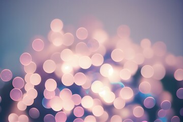  soft pink, soft blue, bokeh background Generative AI