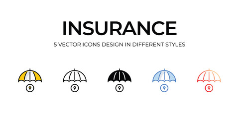 insurance icons set vector illustration. vector stock,