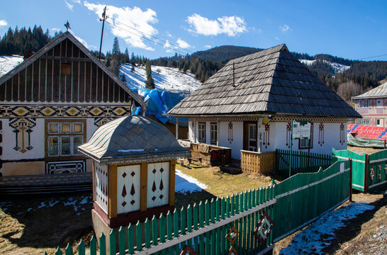 Traditional house from Ciocanesti village - Romania