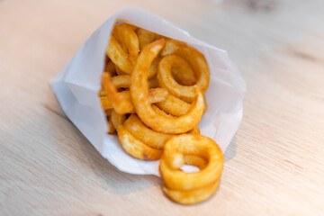 Fast Food Curly Fries 