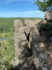 cave in the cliff