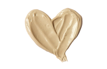 Mask clay spa texture isolate. Selective focus.