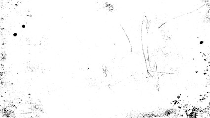 Scratched and Cracked Grunge Urban Background Texture Vector. Dust Overlay Distress Grainy Grungy Effect. Distressed Backdrop Vector Illustration. Isolated Black on White Background. EPS 10.
