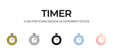 timer icons set vector illustration. vector stock,