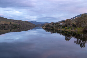 Fototapeta na wymiar Panorama of the Río de los Ángeles located in Extremadura of Spain
