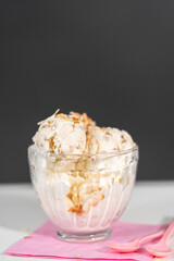 Coconut ice cream