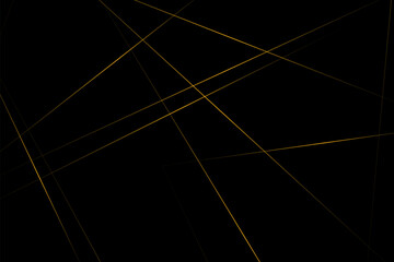 Abstract black with gold lines, triangles background modern design. Vector illustration EPS 10.