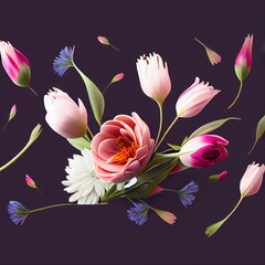 Obraz na płótnie Canvas floral, spring
