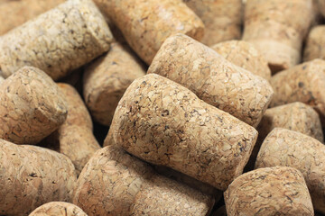 Abstract background of wine corks