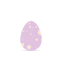 Easter egg. Holiday. Vector illustration.