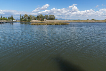Obraz premium Saint Nicholas Monastery, Porto Lagos, Greece
