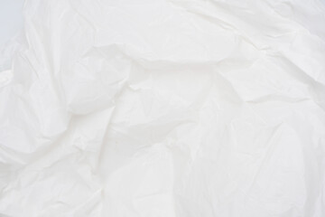 Plastic bag as a background.