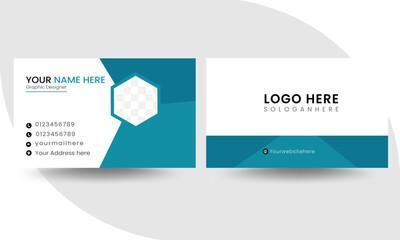Modern and simple business card design  Template