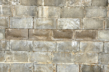 parede de tijolos de cimento 