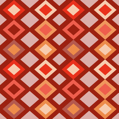 Retro mid century pattern in vintage style of the 60s and 70s