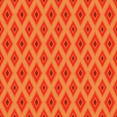 Retro Warm pattern in vintage style of the 60s and 70s