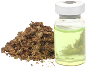 Medicinal cannabis with medicinal drug in a vial