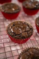 Chocolate peppermint cupcakes
