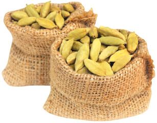 Cardamom seed in sack