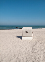 Baltic Sea Beach Traditional Wicker Chair - 580850398