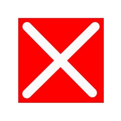 Obraz premium Cross icon