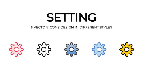 Fototapeta na wymiar setting icons set vector illustration. vector stock,