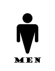 icon men  bathroom
vector art made in illustrator