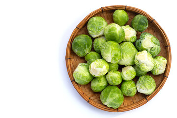 Fresh brussels sprouts. Organic vegetables