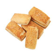 Sweet biscuits isolated on transparent background	