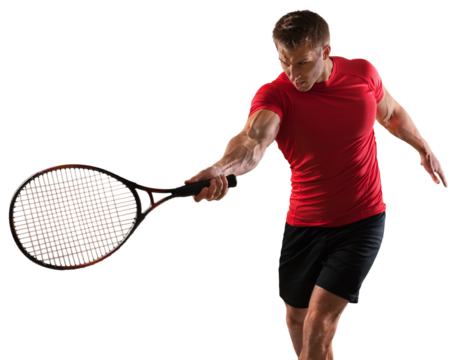 Young caucasian man tennis player - Powered by Adobe