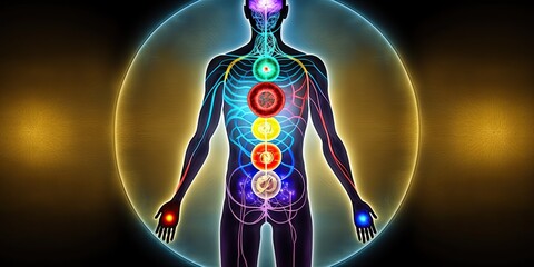 body chakras - healing energy, generative ai