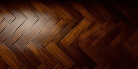 dark wood parquet floor background, generative ai