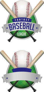 Baseball Emblems Illustration