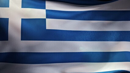 Beautiful waving Greece flag background. Patriotic Greece background	