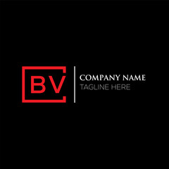 BV letter logo design on black background. BV creative initials letter logo concept. BV letter design. BV letter design on black background. BV logo vector.
