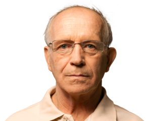 serious grandfather portrait