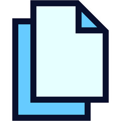 Duplicate File Color Icon
