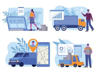 Logistic service set