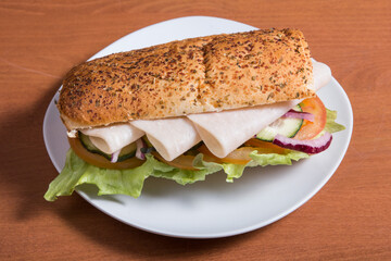 Chicken and Salad Sandwich