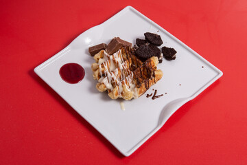 Delicious homemade gofre