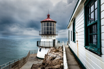 Fototapeta na wymiar Point Reyes Lighthouse California