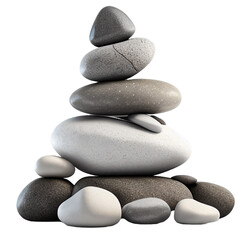 stack of zen pebbles