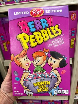 Grocery Store Fruity Pebbles Cereal Limited Edition Woman Who Rock