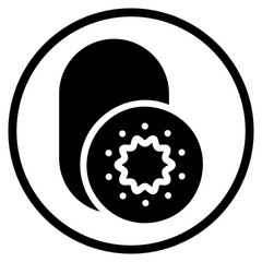 kiwi glyph icon